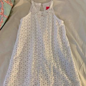 Lily Pulitzer Kid's White Flower Dress